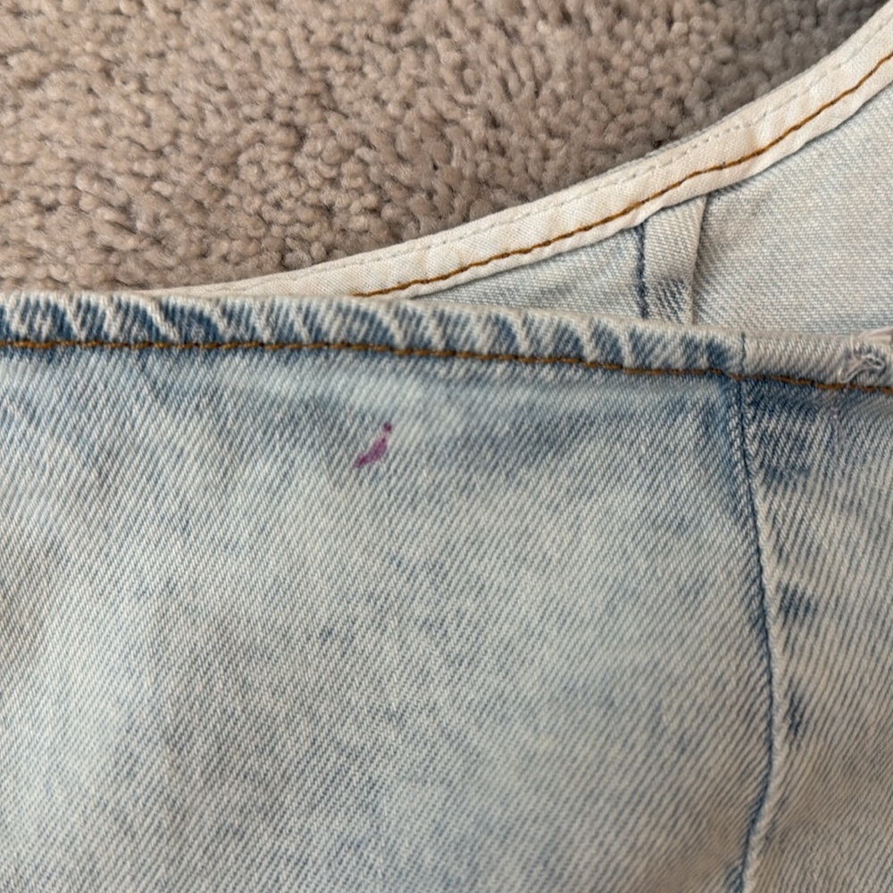 WeWoreWhat Cut-Out Denim Mini Skirt | Size Medium - Picture 9 of 9